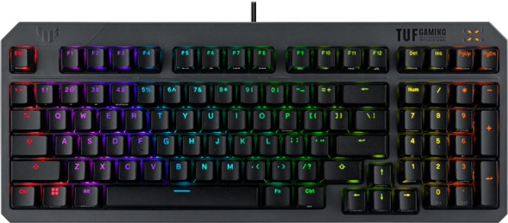 Klawiatura przewodowa ASUS TUF Gaming K3 Gen II USB RGB Black (4711387335963) - obraz 1