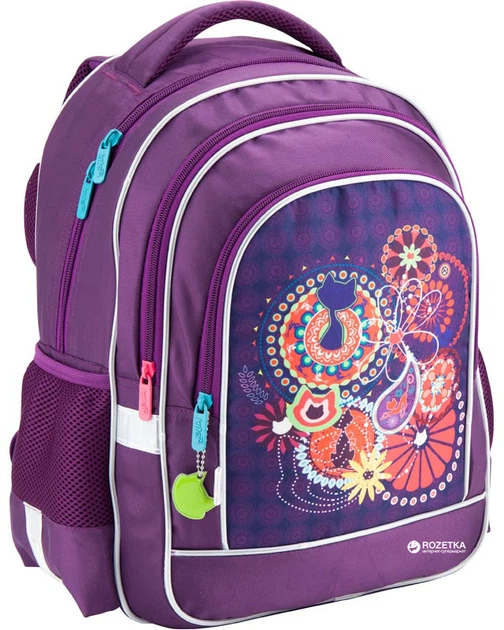 Рюкзак школьный Kite Education для девочек 38 x 29 x 13 см 14 л Цветы (K18-509S) + Сумка для обуви в подарок - Фото 1 Рюкзак школьный Kite Education для девочек 38 x 29 x 13 см 14 л Цветы (K18-509S) + Сумка для обуви в подарок - изображение 1