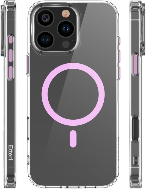 Панель Etteri Color Mag для Apple iPhone 16 Pro Max Pink (5906961964564) - зображення 4