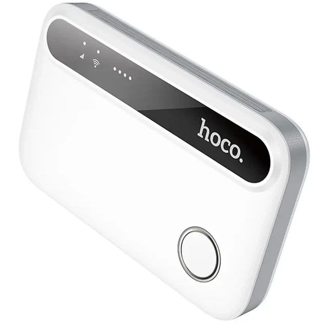 Мобільний маршрутизатор Hoco HI41 Portable Mobile WiFi Transmitter Білий - Фото 3 Мобільний маршрутизатор Hoco HI41 Portable Mobile WiFi Transmitter Білий - изображение 3