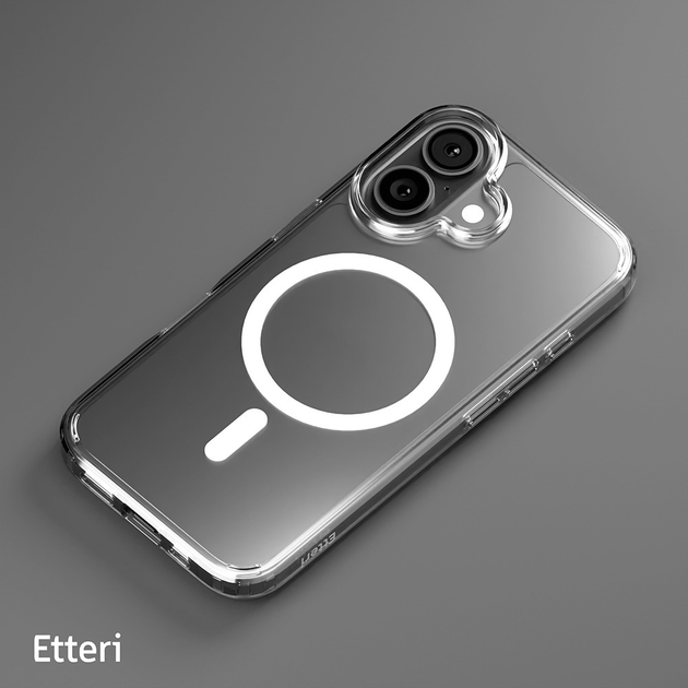 Etui plecki Etteri Hybrid Mag do Apple iPhone 16 Transparent (5907457798625) - obraz 7