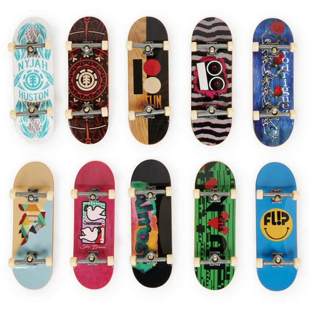 Скейтборд на палець Spin Master Tech Deck DLX Pro Pack 10 шт (0778988391068) - зображення 2