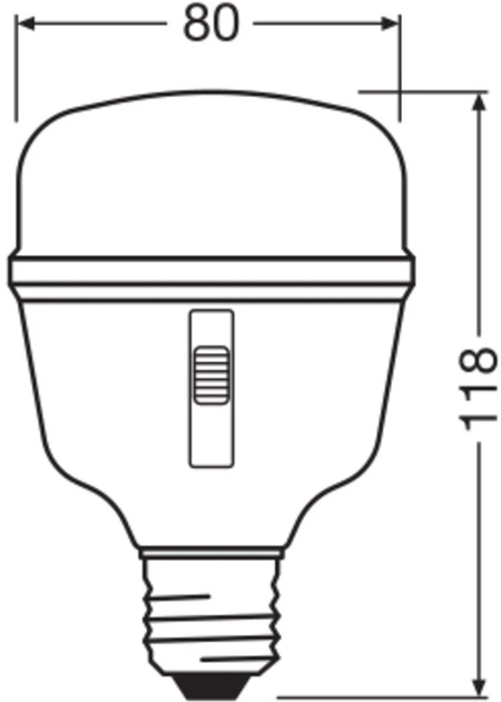 Світлодіодна лампа Ledvance LED T80 GROW 20Вт 230В CL E27 4058075845800 - зображення 4