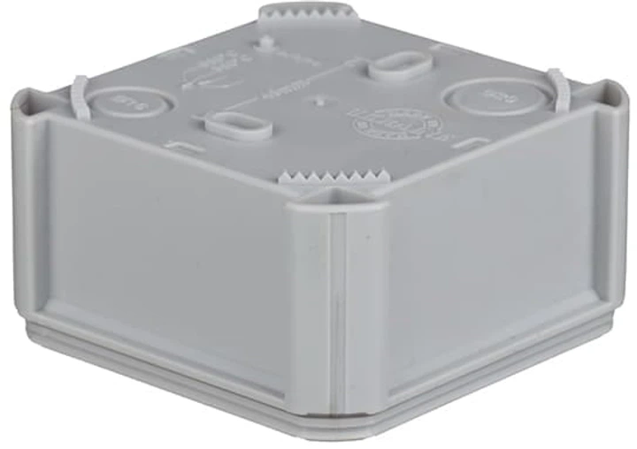Розподільна коробка Plank Unika IB403 90х90х52 мм IP55 з суцільними стінками Сіра PLK4030850 - Фото 3 Розподільна коробка Plank Unika IB403 90х90х52 мм IP55 з суцільними стінками Сіра PLK4030850 - изображение 3
