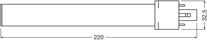 Світлодіодна лампа Ledvance DULUX S11LED 6Вт 4000К 700 лм 230В EM G23 4058075558083 - изображение 3