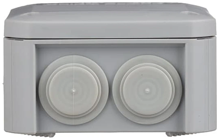Розподільна коробка Plank Unika IB401 90х90х52 мм IP55 з кабельними вводами Сіра PLK4010850 - Фото 2 Розподільна коробка Plank Unika IB401 90х90х52 мм IP55 з кабельними вводами Сіра PLK4010850 - изображение 2