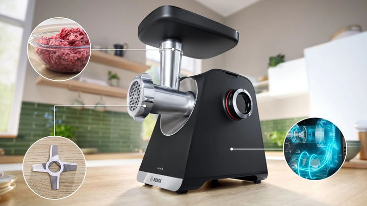 Maszynka do mielenia mięsa Bosch MultiPower Series 6 MFWS650B - obraz 3