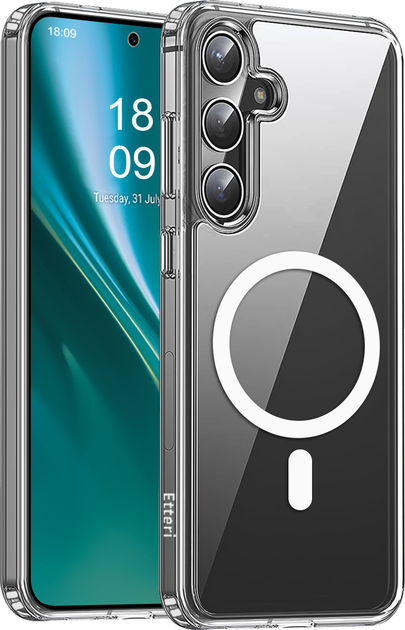 Панель Etteri Hybrid Mag для Samsung Galaxy S24 Transparent (5906961916761) - зображення 1