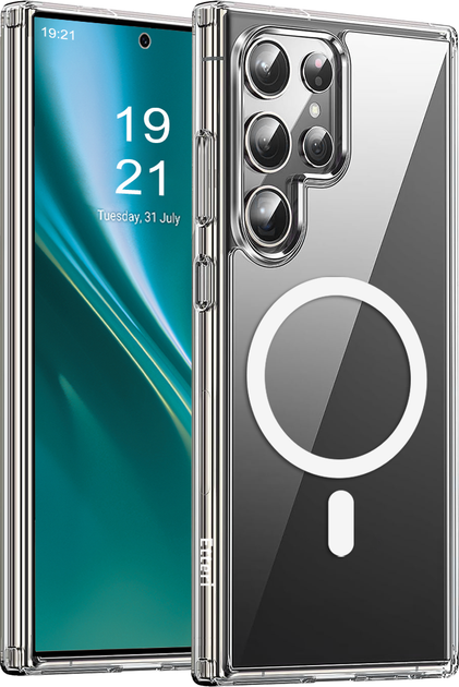 Панель Etteri Hybrid Mag для Samsung Galaxy S24 Ultra Transparent (5906961916778) - зображення 1
