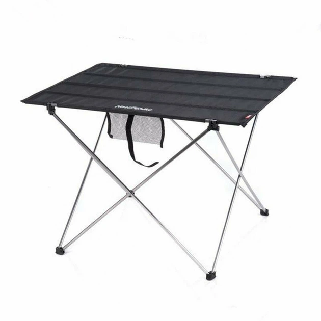 Стіл розкладний Naturehike NH20JJ020,1680D Oxford / алюміній, Розмір L, чорний - изображение 7