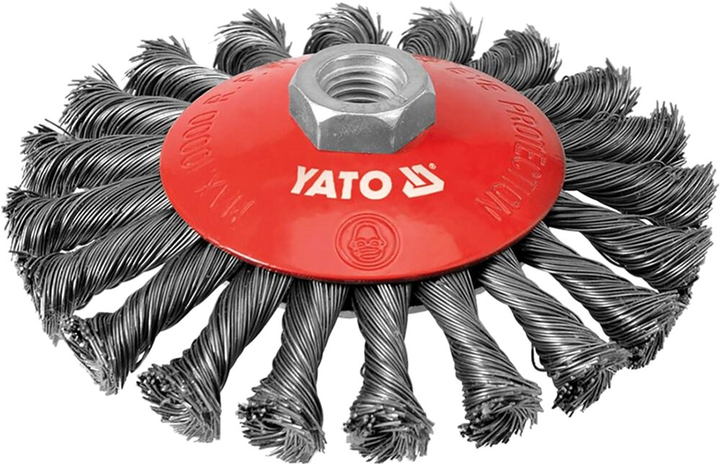 Szczotka druciana YATO tarczowa 125 mm (YT-4764) - obraz 2