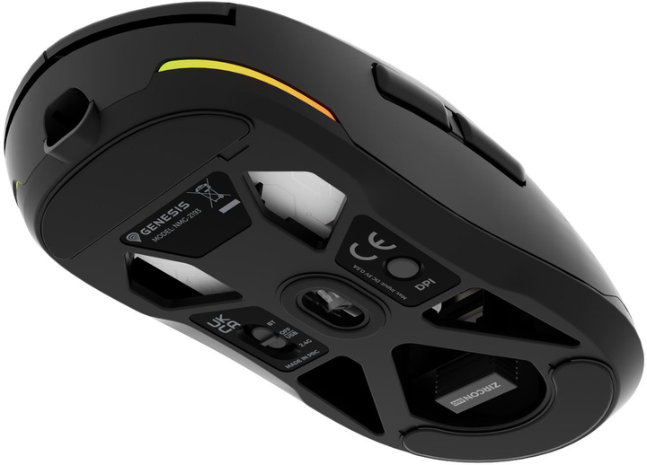 Mysz Genesis Zircon 660 Pro Wireless Black (5901969444841) - obraz 10