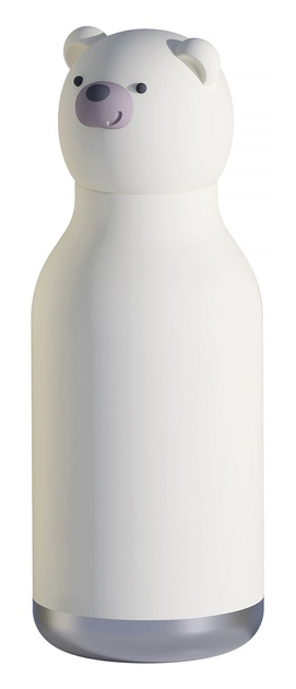 Butelka termiczna ze słomką Asobu Bestie Miś 460 ml (842591054600) - obraz 1