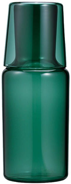 Karafka Hario Colors Night Carafe zielona 600 ml + szklanka 280 ml (4977642800342) - obraz 1