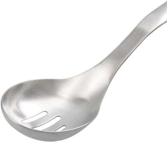 Ложка кухонная с прорезями KitchenAid Premium KMG004OHSS 33.8 см серебристая - Фото 5 Ложка кухонная с прорезями KitchenAid Premium KMG004OHSS 33.8 см серебристая - изображение 5