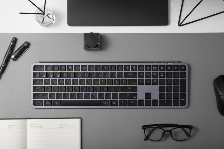 Клавіатура бездротова Keychron B6 Pro Wireless/Bluetooth/USB Space Gray (4895248876557) - зображення 5