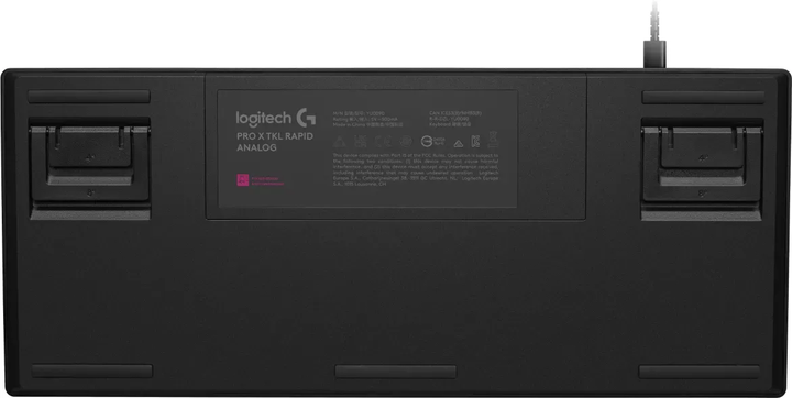 Klawiatura przewodowa Logitech G PRO X TKL RAPID Wired Gaming Linear USB Black (5099206126480) - obraz 5