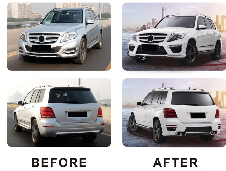 Комплект обвісів AMG для Mercedes GLK сlass X204 2008-2015 рр - зображення 4