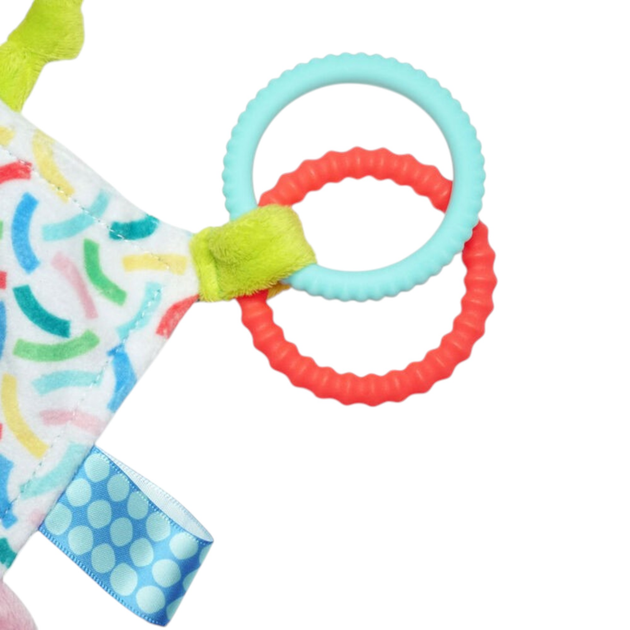 Maskotka Bright Starts Fuzzy Feel kocyk-przytulanka do zawieszenia (74451126190) - obraz 3