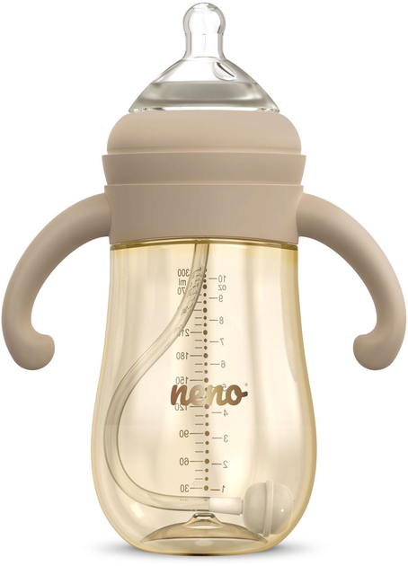 Butelka do karmienia Neno Mio 3 w 1 Brązowa 300 ml (5902479674476) - obraz 7