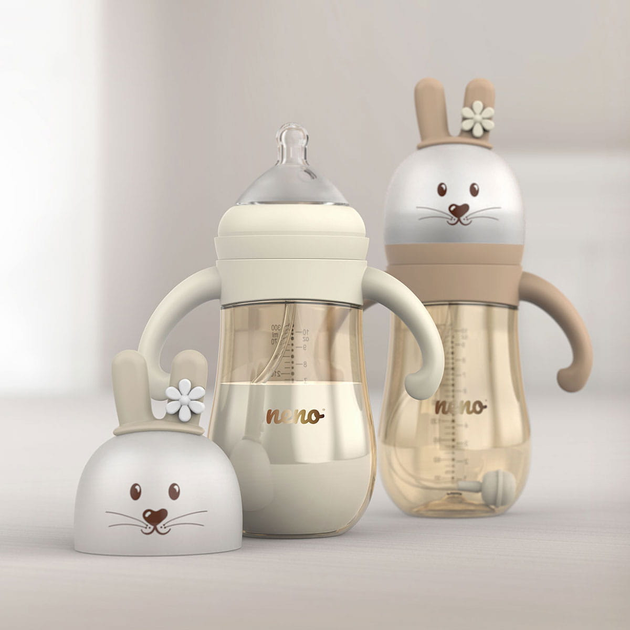 Butelka do karmienia Neno Mio 3 w 1 Brązowa 300 ml (5902479674476) - obraz 16
