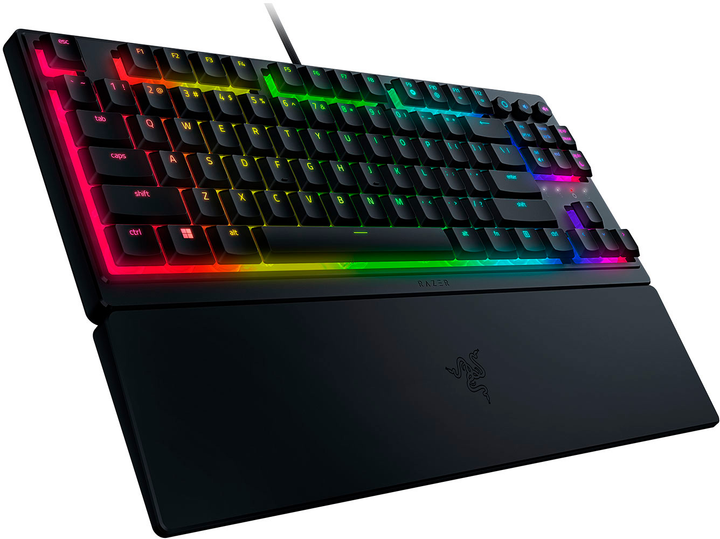 Клавіатура дротова Razer Ornata V3 TKL Tenkeyless Mecha-Membrane Switch USB Black (8887910073032) - зображення 3