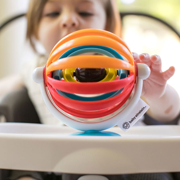Wirujaca kula z przyssawka Baby Einstein Sticky Spinner 3m+ (74451115224) - obraz 4