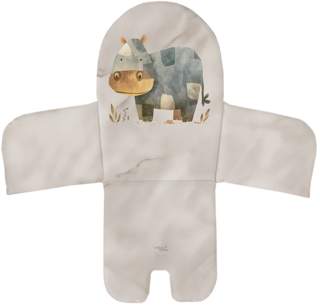 Wkładka do krzesełka Ceba Baby Basic Cosy Hippo 26x24x40 (5907672345437) - obraz 1