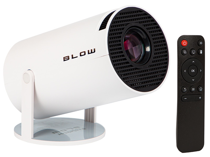 Проектор портативний BLOW Cinema AndroidTV HD White (79-700#) - зображення 1