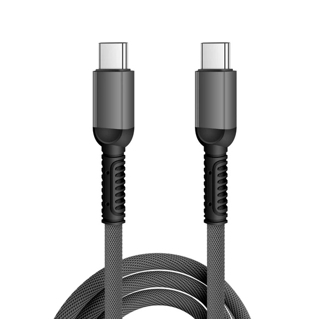 Кабель XON SmartCable Type-C - Type-C PD 65W 1м MaxCharge (SC202C6W1B 3555) Чорний - Фото 5 Кабель XON SmartCable Type-C - Type-C PD 65W 1м MaxCharge (SC202C6W1B 3555) Чорний - зображення 5