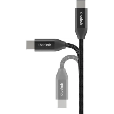 Дата кабель USB-C to USB-C 1.2m USB 3.1 Gen2 240W (50V/5A) Choetech - изображение 3