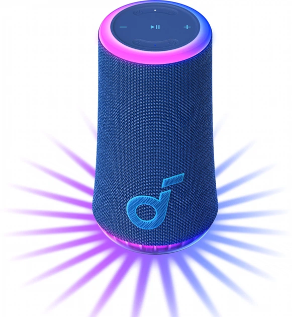 Акустична система Anker SoundCore Glow Blue (A3166G31) - Фото 1 Акустична система Anker SoundCore Glow Blue (A3166G31) - зображення 1