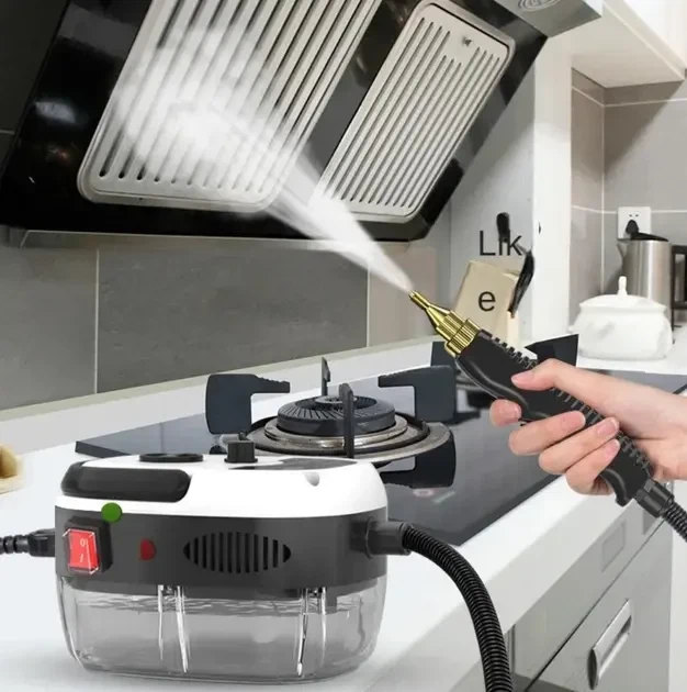 Парочиститель Steam Cleaner 2500 Вт, 3 бар, 105°C, 6 скоростей, 1200 мл, насадки, портативный - изображение 3