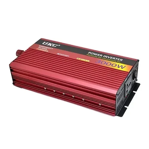 Автомобільний інвертор 12V → 220V 3000W AR з охолодженням, захистом і сигналом низької напруги - зображення 2