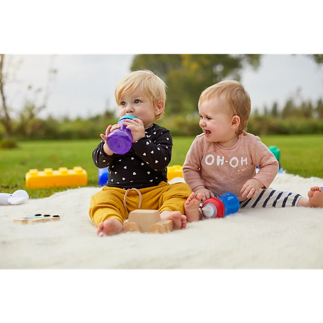 Kubek niekapek Philips AVENT z miękkim ustnikiem 9m+ 300 ml Niebieski SCF802/01 (8710103826286) - obraz 7