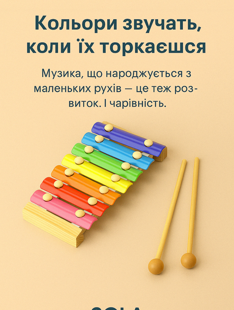 Ксилофон “Веселка звуків” - зображення 3