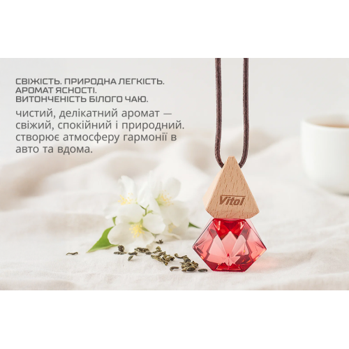 Освежитель воздуха Vitol Brilliant Air WhiteTea 8мл - изображение 3