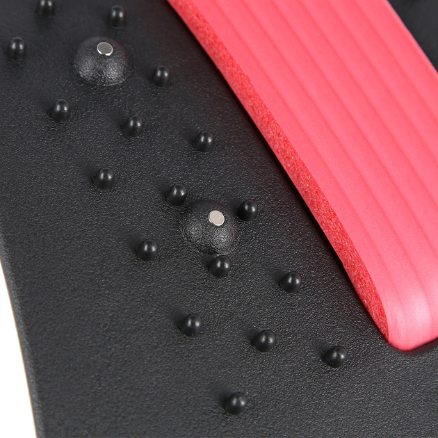 Przyrząd do rozciągania pleców HMS z magnesami PRP02 Red (5907695511918) - obraz 5