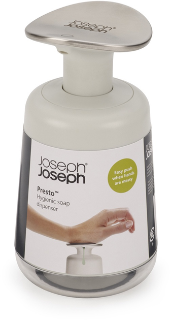 Дозатор для рідкого мила Joseph Joseph Presto Light Stone (5028420005684) - зображення 8