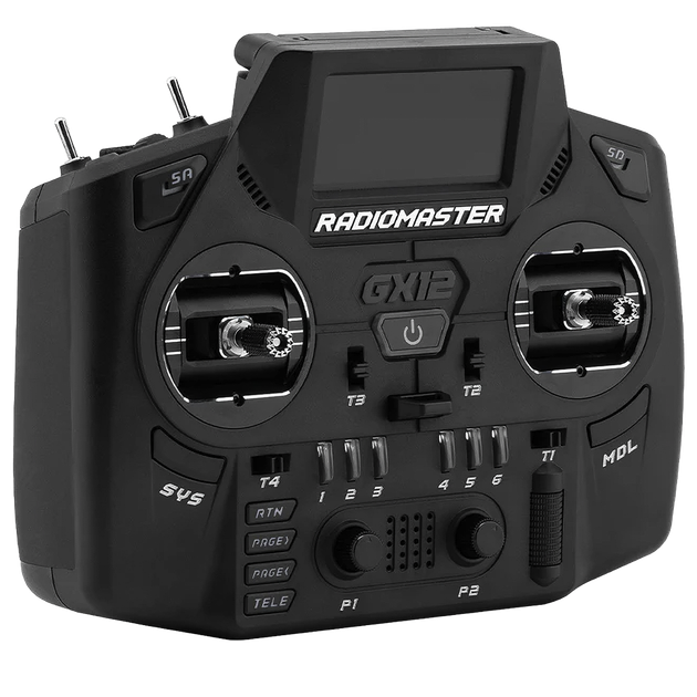 Пульт радіоконтролер дводіапазонний RadioMaster GX12 ELRS для квадрокоптерів FPV - зображення 2