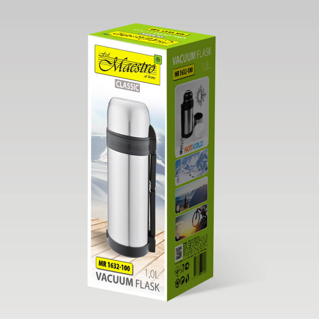 Термос Maestro 1 л MR-1632-100 (MR-1632-100) - изображение 2