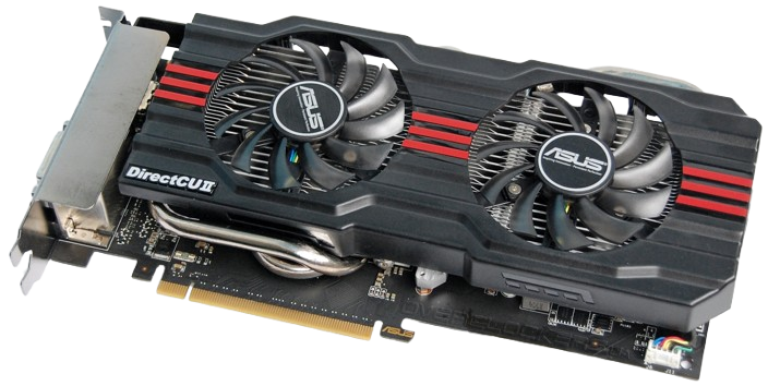 Відеокарта GeForce GTX 660 2GB Asus DirectCU II OC (GTX660-DC2OCPH-2GD5) Б/В - Фото 2 Відеокарта GeForce GTX 660 2GB Asus DirectCU II OC (GTX660-DC2OCPH-2GD5) Б/В - зображення 2