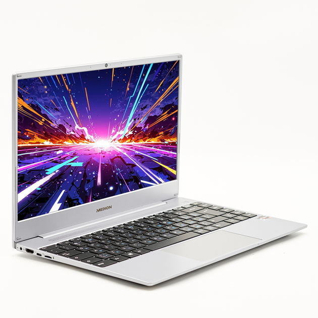 Ноутбук 14" Medion (Lenovo Group) E14302 AMD Ryzen 3 3200U RAM 8 ГБ SSD 512 ГБ AMD Radeon Vega 3 б/в Win 10 (4504) - изображение 2