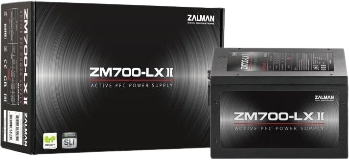 Блок живлення Zalman LX II 700W 80+ (ZM700-LXII) Б/В - изображение 2