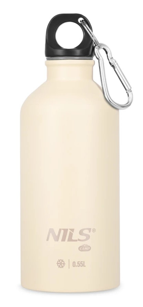Butelka turystyczna Nils Camp NC3801 550 ml Beżowa (5908261682469) - obraz 1