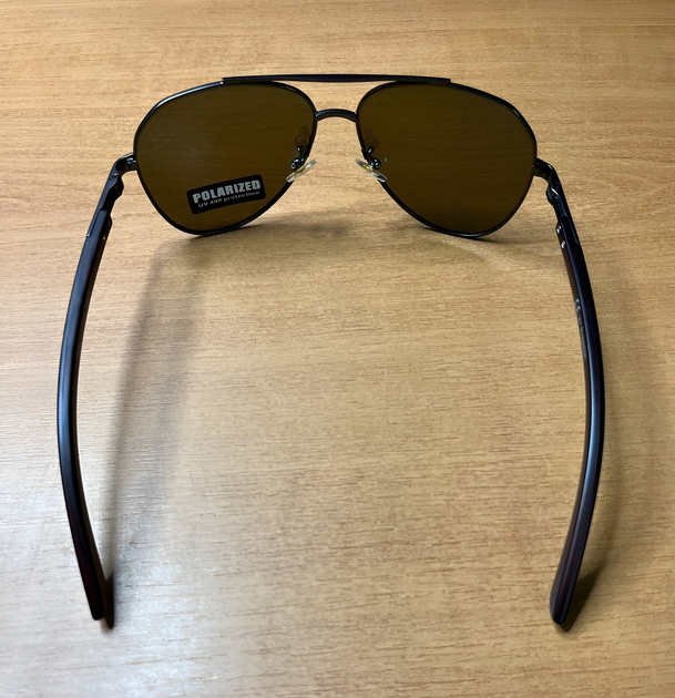 Модные мужские солнцезащитные очки 2025 aviator polarized ice blue солнечные защитные UV400 поляризационные антибликовые авиаторы для рыбалки отдыха авто стильные polaroid от солнца в форме капли окуляры полароид голубые линзы твердый чехол в комплекте - изображение 3