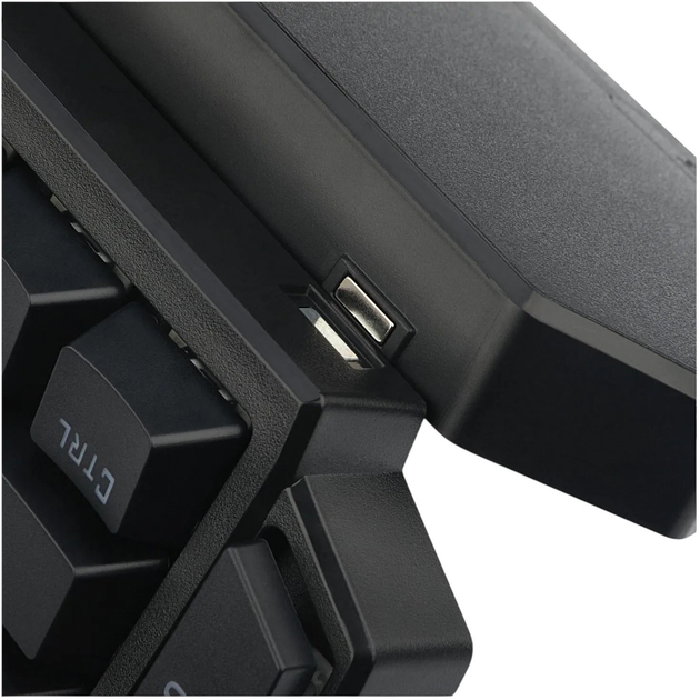 Klawiatura przewodowa Redragon K585 DITI One-Handed RGB Black (6950376774385) - obraz 7