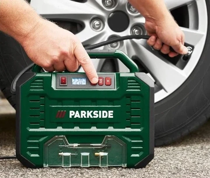 Автомобильный компрессор 12/220в Parkside PMK 150 A1 - изображение 4
