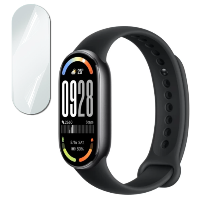 Противоударная гидрогелевая пленка Hydrogel Film для Xiaomi Band 10 (6 шт), Transparent - Фото 1 Противоударная гидрогелевая пленка Hydrogel Film для Xiaomi Band 10 (6 шт), Transparent - изображение 1