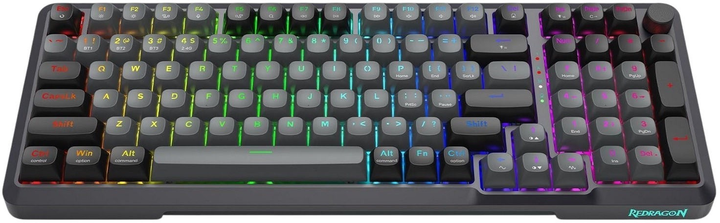 Klawiatura przewodowa Redragon Bragi Pro K688 RGB Grey (6950376725387) - obraz 4